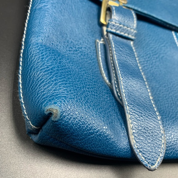 Faux leather satchel bag - Picture 15 of 15